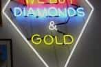 We buy diamonds and gold sign