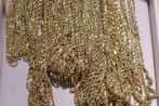 A collection of gold rope chains