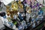 A collection of precious gemstones