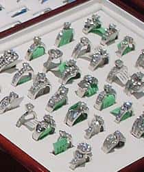 Diamond Jewelry on display at Emerald City Jewelers in Parma, Ohio